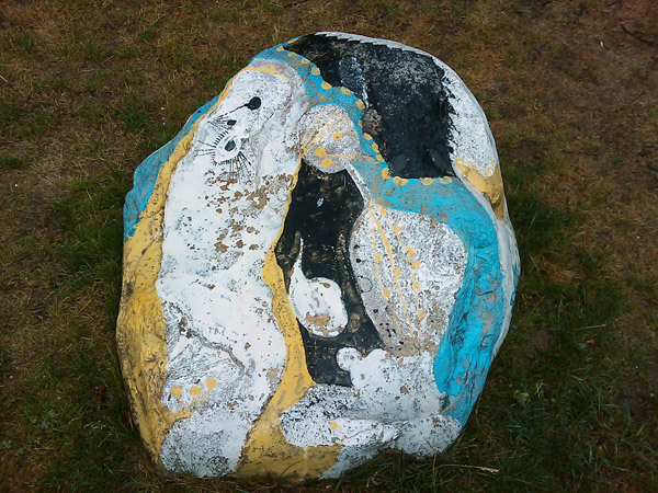 【云南随手拍】 化腐朽为神奇,彩色石头,创意无限