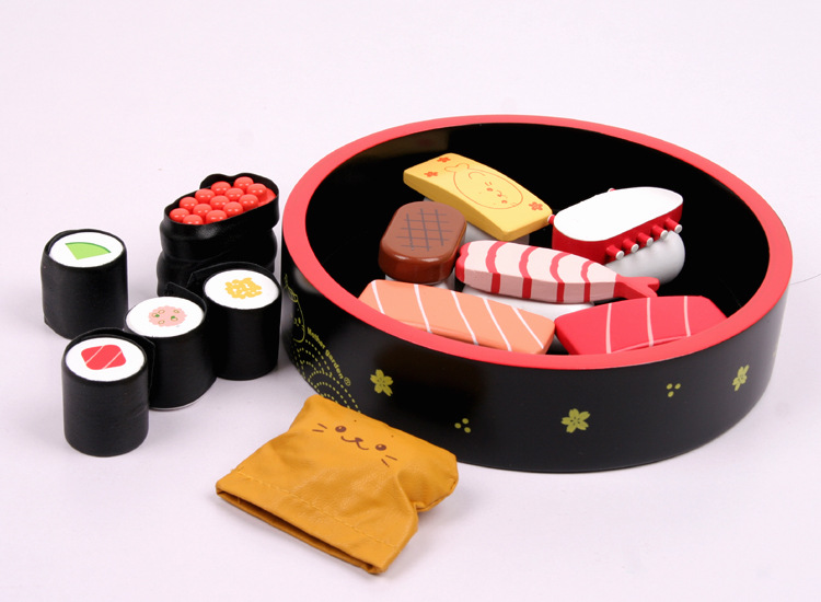 供应mother garden草莓寿司出口品牌产品儿童过家家玩具超仿真食品