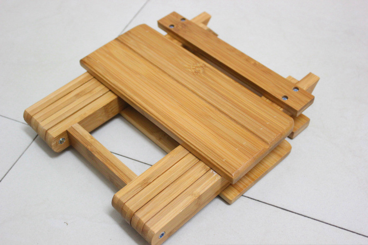 大竹元小折叠凳 小马扎 竹折叠凳 小方凳图片_8