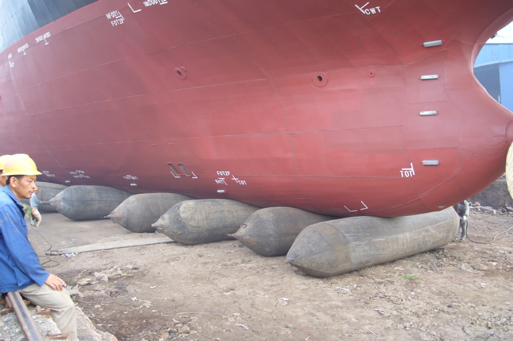 高压防爆型 船用充气气囊 dia 1.5米x15米