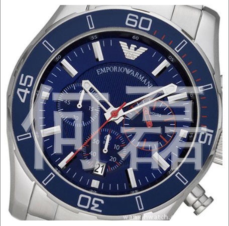【armani/阿玛尼 ar5933 时尚多功能运动 精钢 计时 防水 男表】价格