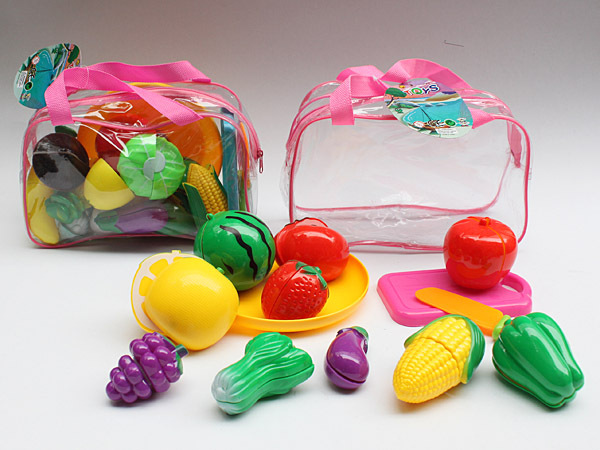 可切果蔬儿童亲子切切乐玩具仿真水果蔬菜过家家乐迷你卡通玩具