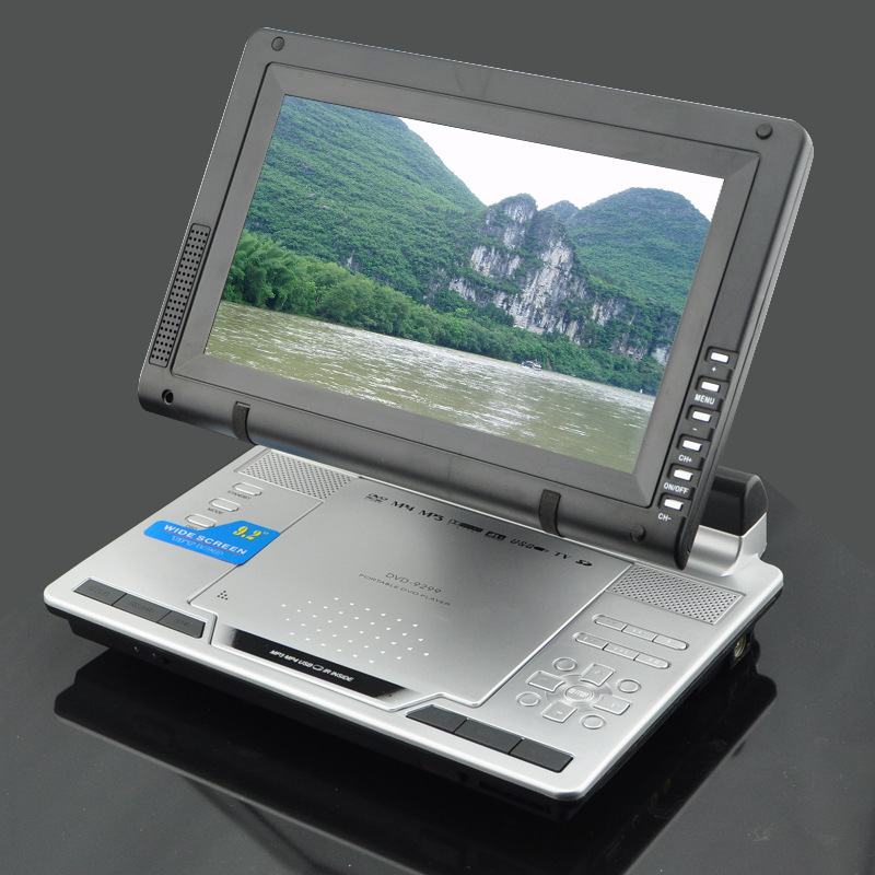 厂家供应 外贸便携式移动dvd evd 9.2寸 9299 厂家直销