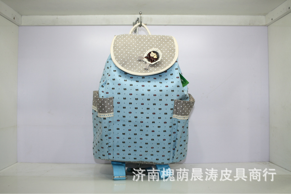 双肩背包 淑女包 学生包 雨诺布艺包包