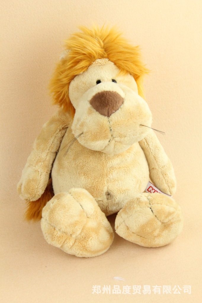 批发nici品牌可爱娃娃毛绒玩具 狮子公仔