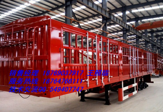 供应半挂车,仓栏式半挂车,轻体仓栏半挂车,仓栅半挂车,挂车