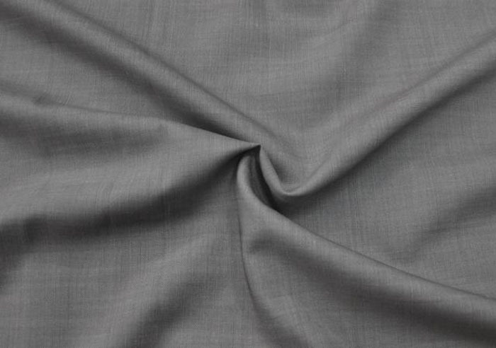 男士西装西裤面料 高纱支纯毛面料 纯毛面料浅灰色图片_5