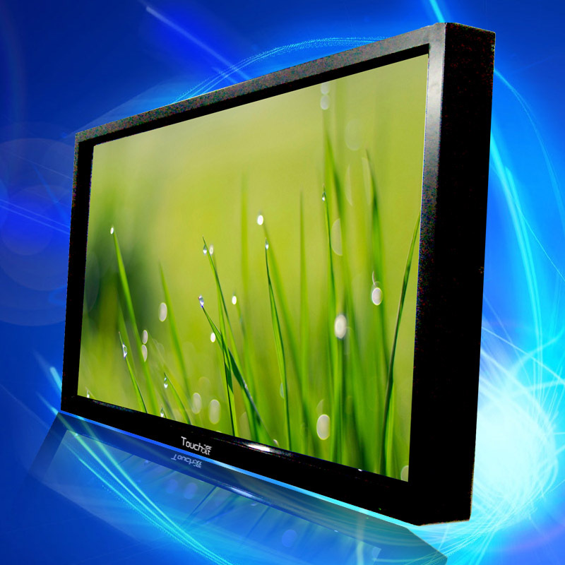 46寸红外线触摸屏,高端真4点触摸屏显示器,支持手写多人互动