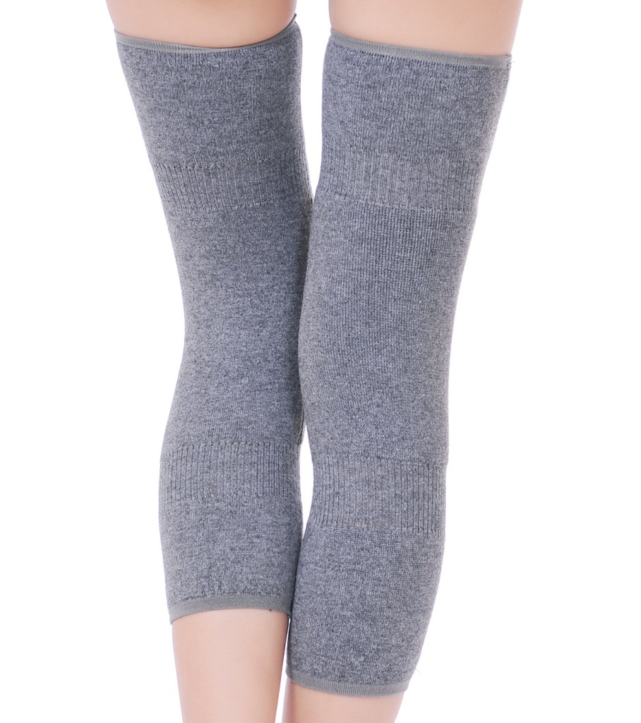 轻薄束口加绒长款羊绒护膝 膝盖护理 保暖