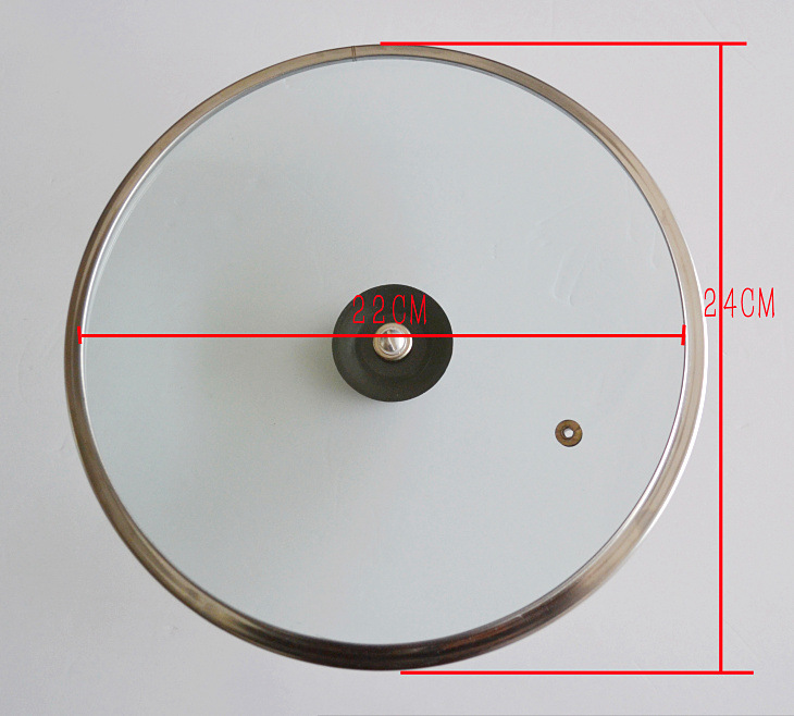 超厚钢化玻璃锅盖不锈钢边 电压力锅内胆配套g型盖 5l 6l