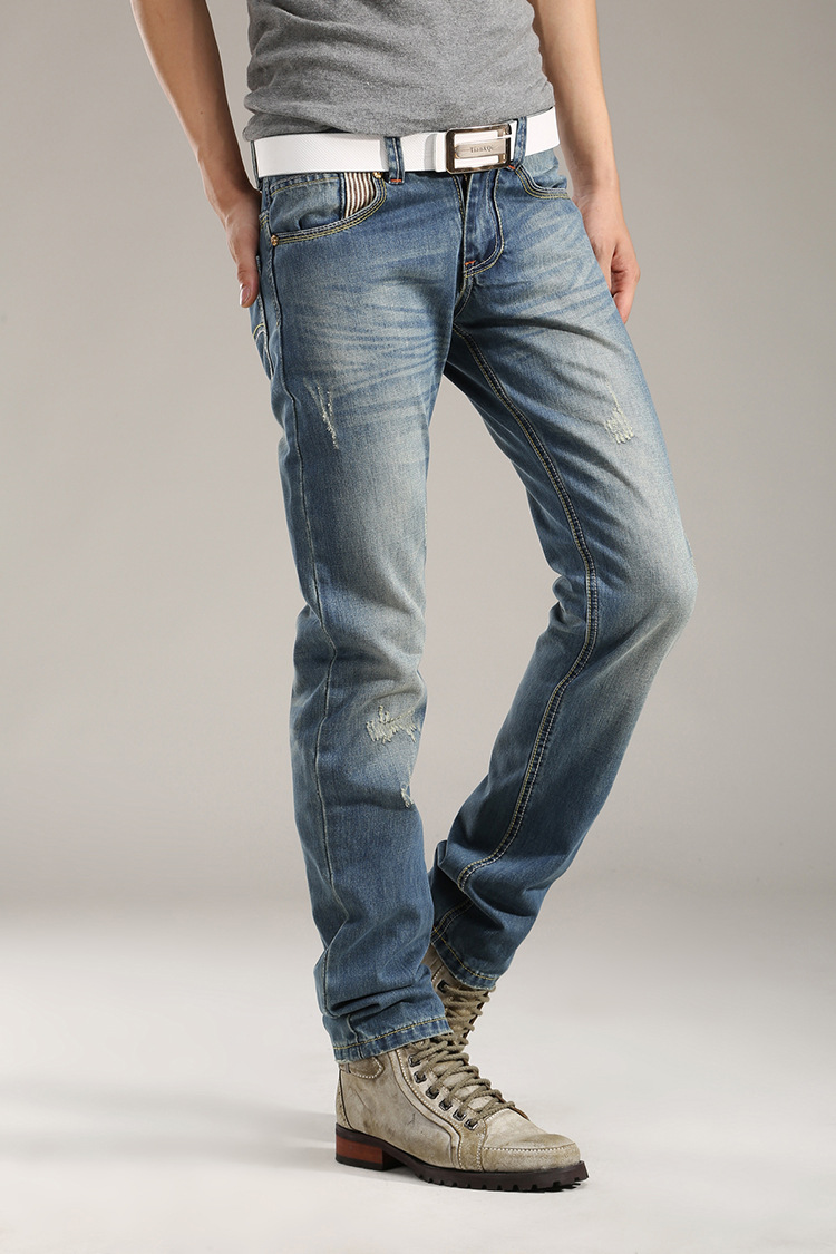 2013秋冬新款 猫须韩版牛仔裤男 新品发布 一件代发图片_8