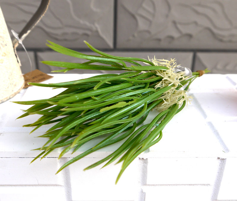 浙江金华限时促销 家居装饰摆饰仿真植物质感逼真玲珑草小韭菜lj005