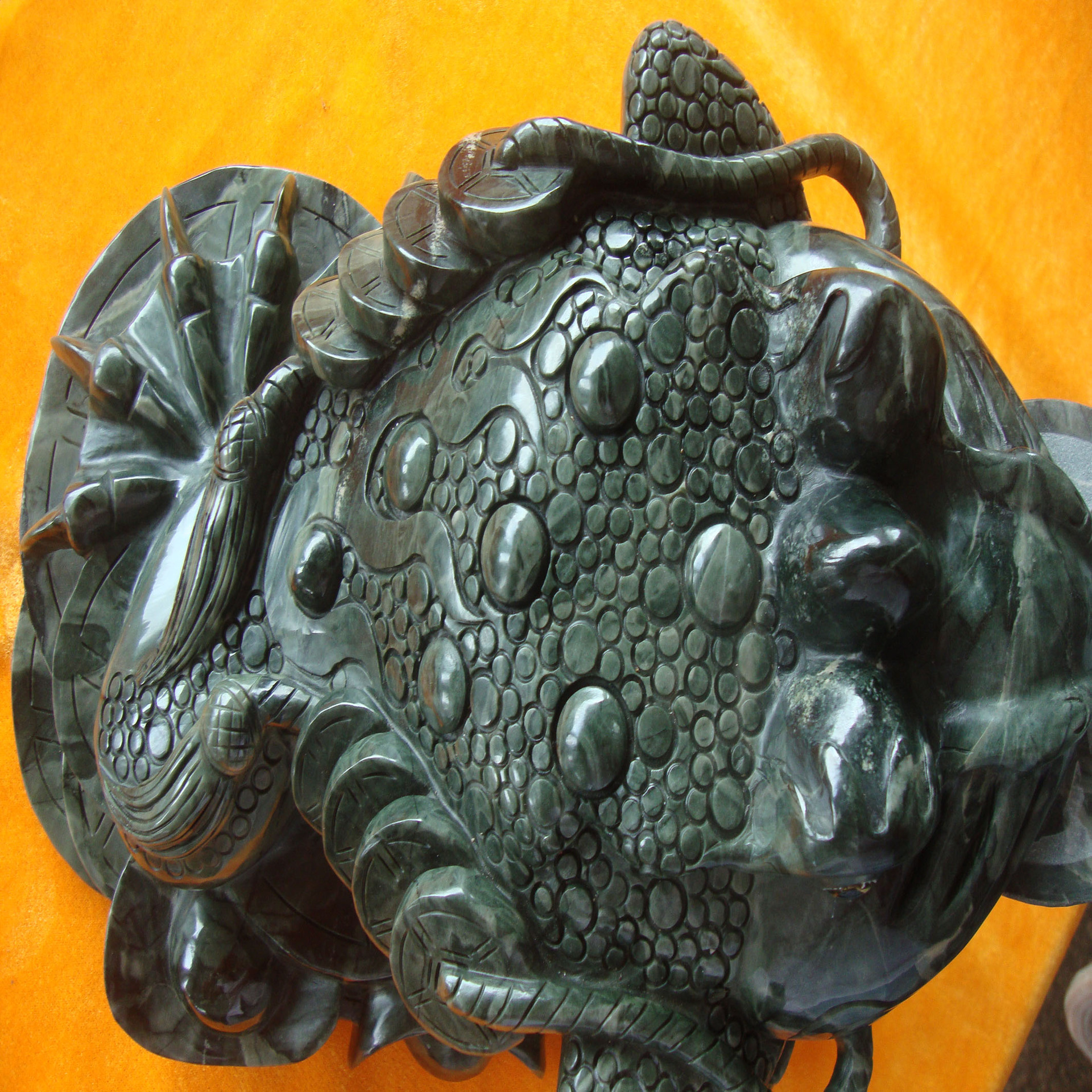 厂家直销金蟾(华安玉工艺品)纯手工雕刻与制作 工艺品