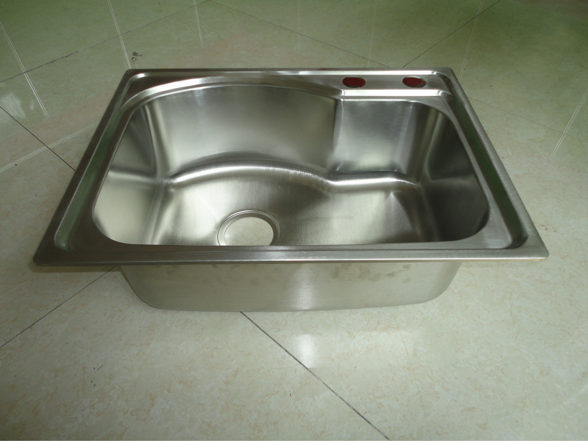 201不锈钢单盆水槽洗菜盆洗涤槽洗手盆hd5843