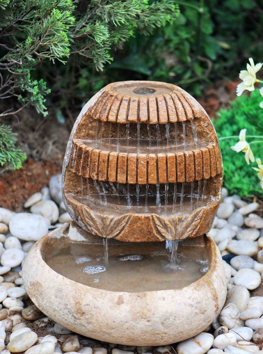 花岗岩喷泉,风水池(granite fountain)