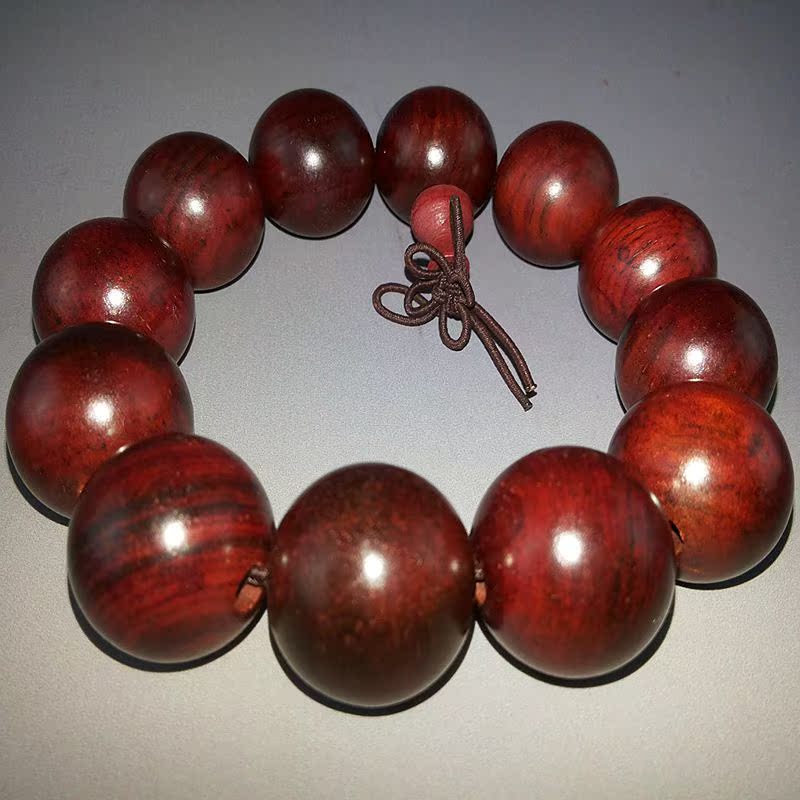厂家直销批发销售 红酸枝佛珠手串念珠 男女士红木手串 手链批发