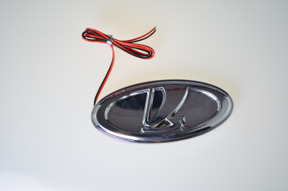 拉达车标led改装灯 拉达3d车标灯 车标改装背景灯 3d改装车标灯