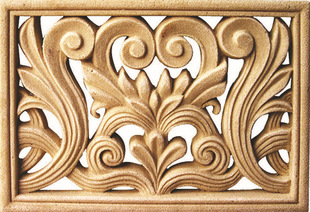 石韵雕塑 砂岩板材墙砖 镂空浮雕 背景墙画 透光装饰花板-ds-e017