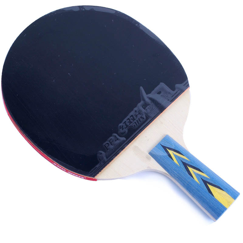 dhs 红双喜 直拍双面反胶攻防结合型三星乒乓球拍 短柄 a3006