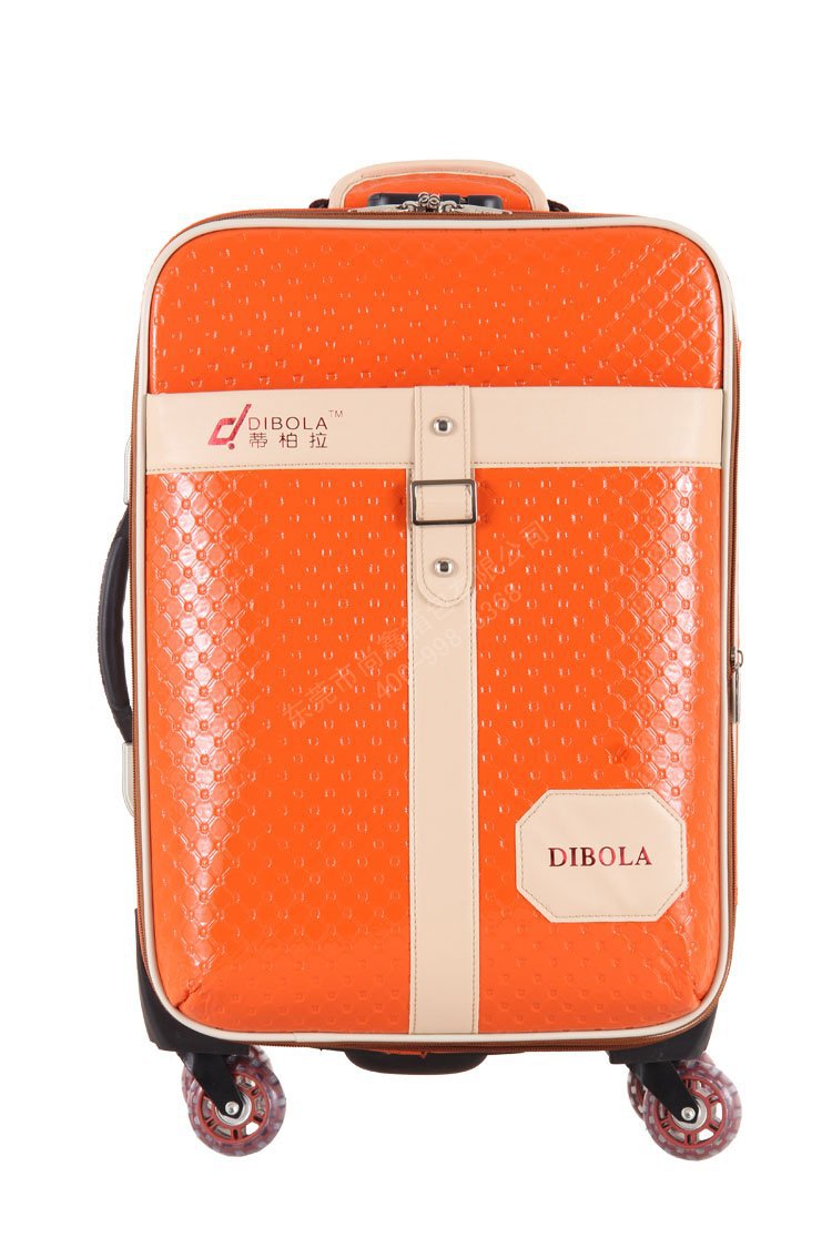 正品蒂柏拉 外置拉杆箱 复古旅行箱 万向轮行李箱 时尚pu箱包