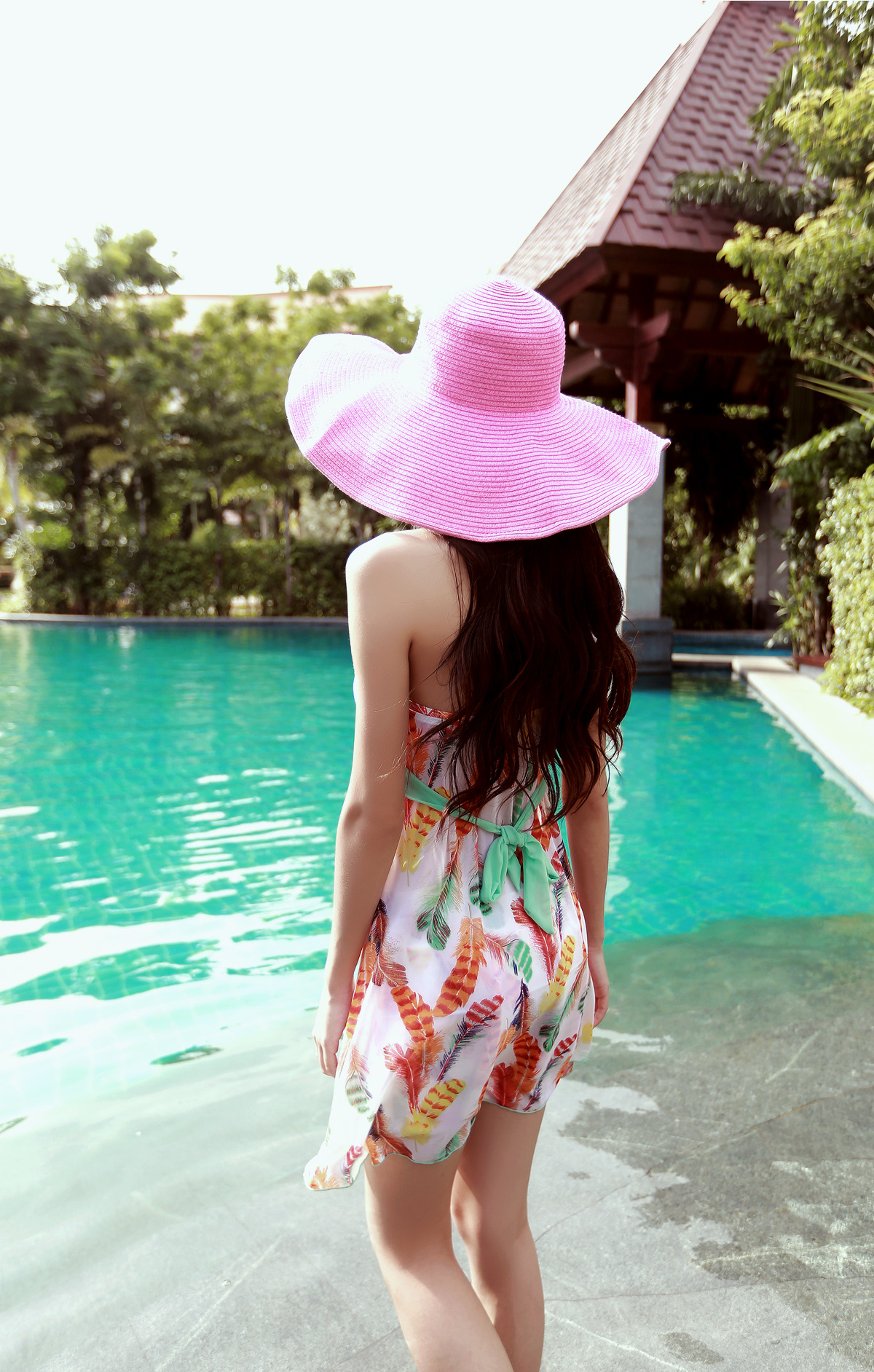 贝迪斯2014新款三角分体四件件式温泉沙滩泳衣 14040图片_9