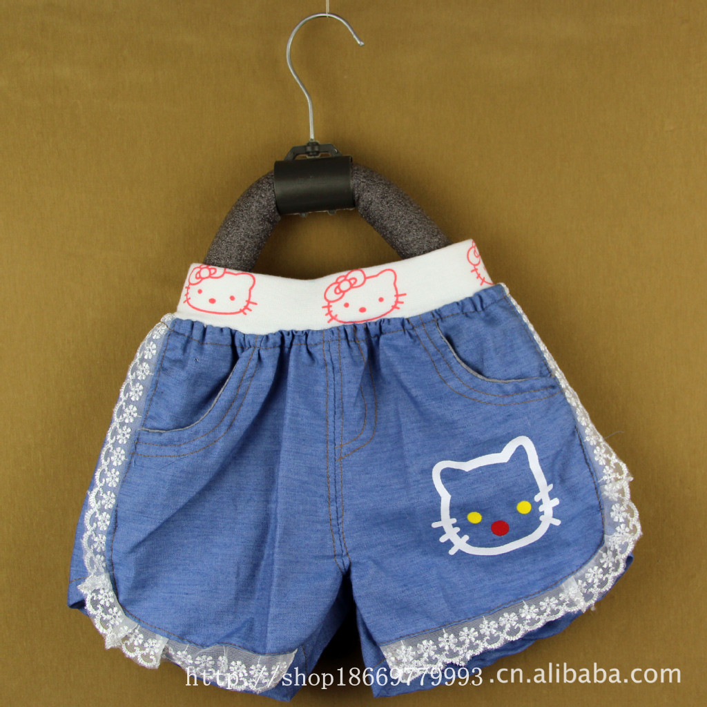 厂家直销供应 新款童裤 韩版卡通女童装女童精品南瓜裤批发