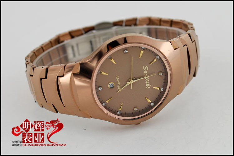 批发索帝时钨钢表男士商务表石英表职场休闲手表夏季必备