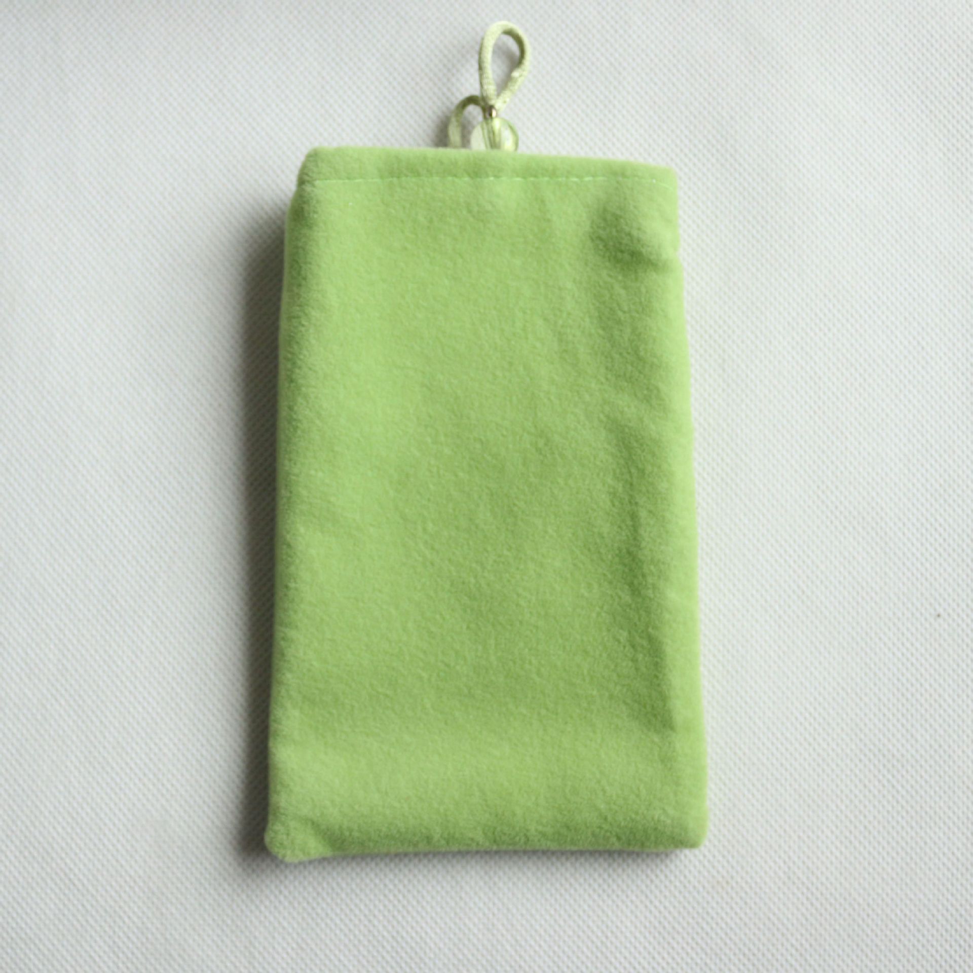 莫凡手机袋 珠扣版双层绒布袋 双层绒布手机保护套 苹果手机袋