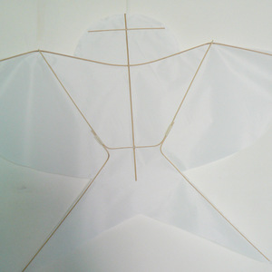 纯手工传统空白教学风筝,diy传统竹子手工彩绘风筝,活动风筝