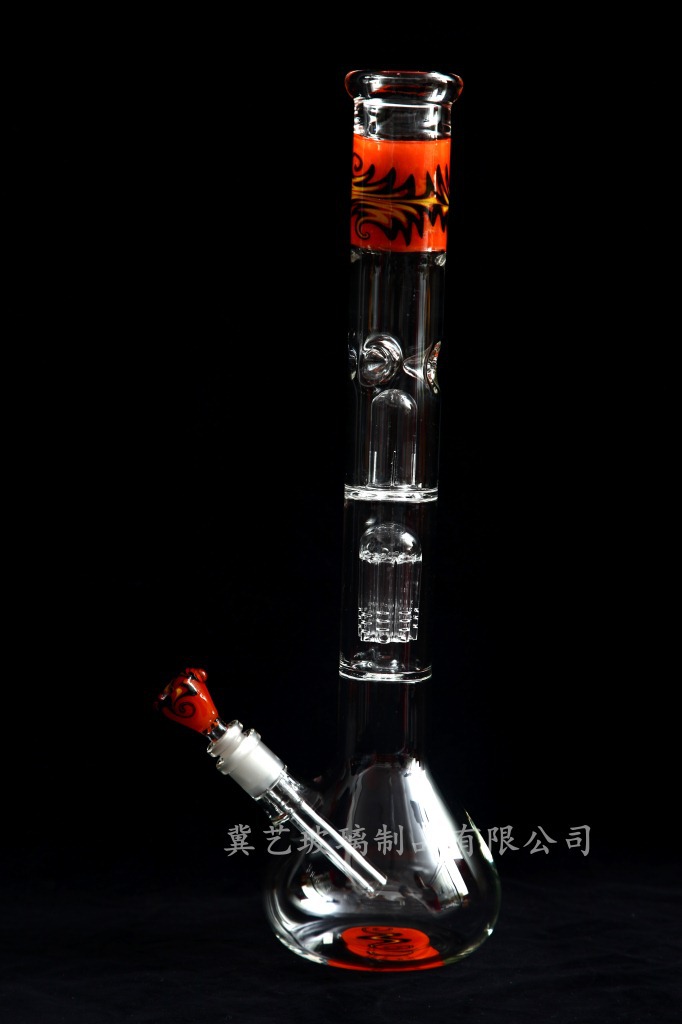 厂家热销时尚创意烟枪 冰壶玻璃烟具 玻璃烟枪 玻璃水烟枪图片_6