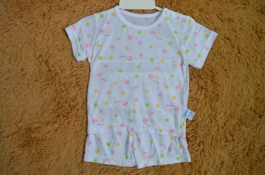 嘉樂拉比短袖圓領肩開套服飾批發 嬰幼兒服飾新品韓版夏秋特價