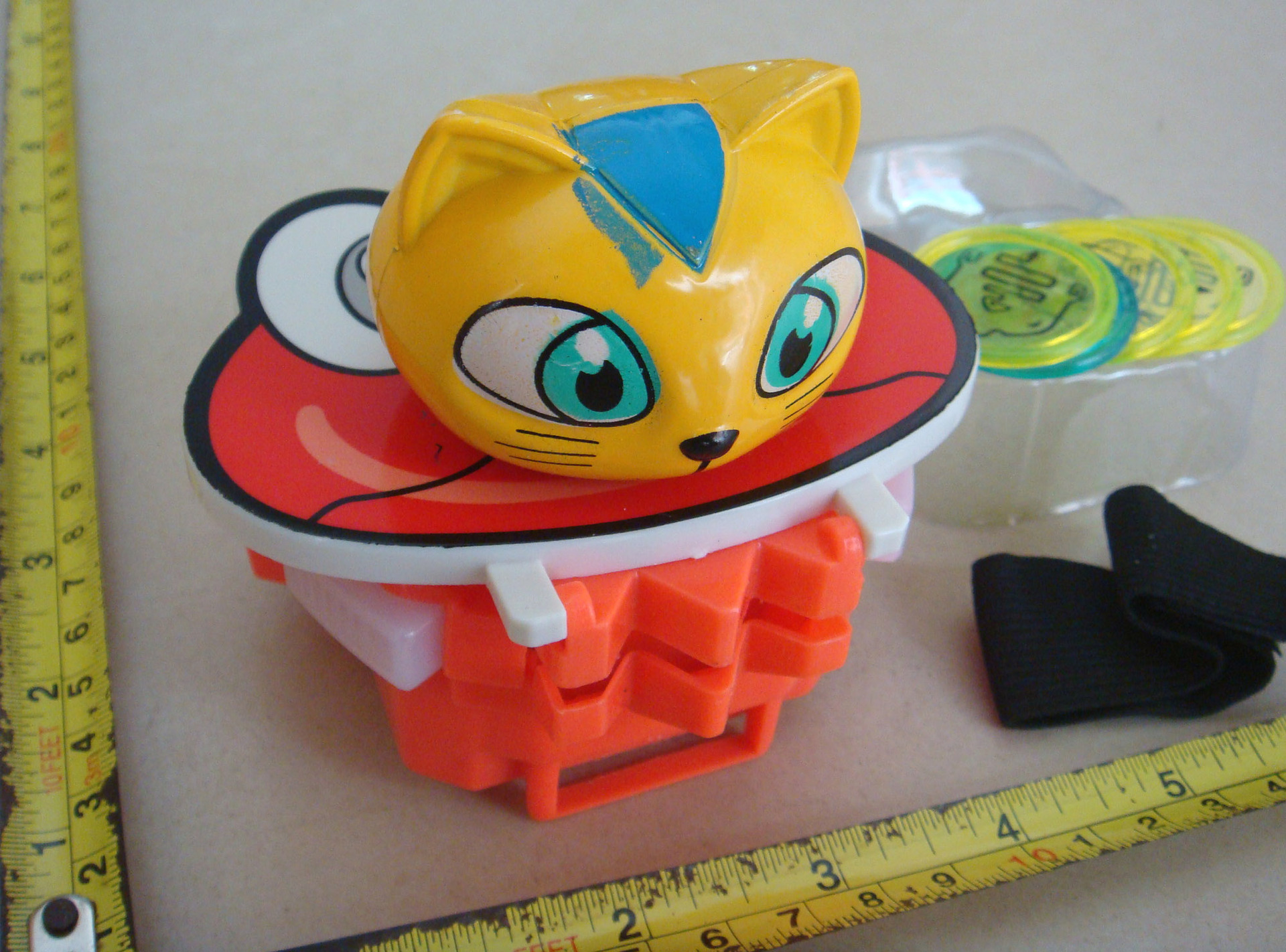 26d10086快乐机器人发射器,超级灯光音乐,精美机器人!