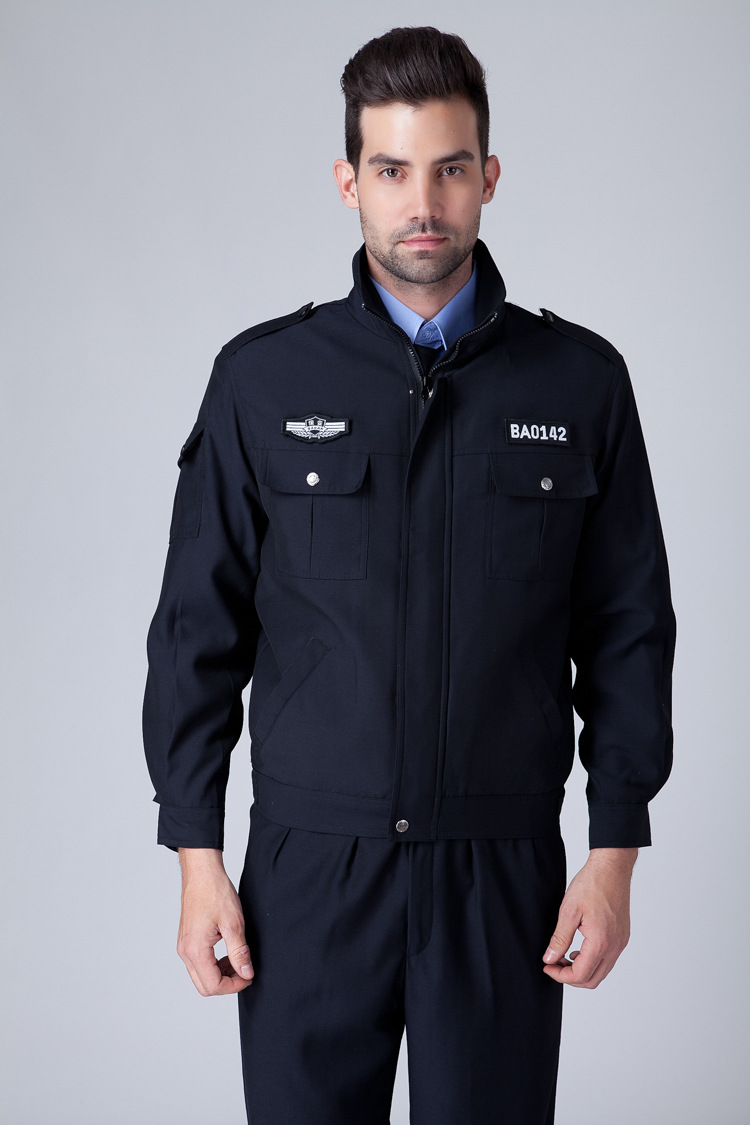 保安服长袖保安套装保安训练服物业安保制服保安春秋制服图片,保安服