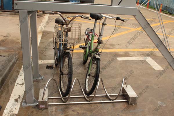 双层自行车停车架_抽拉式自行车停车架_碳素钢停车架