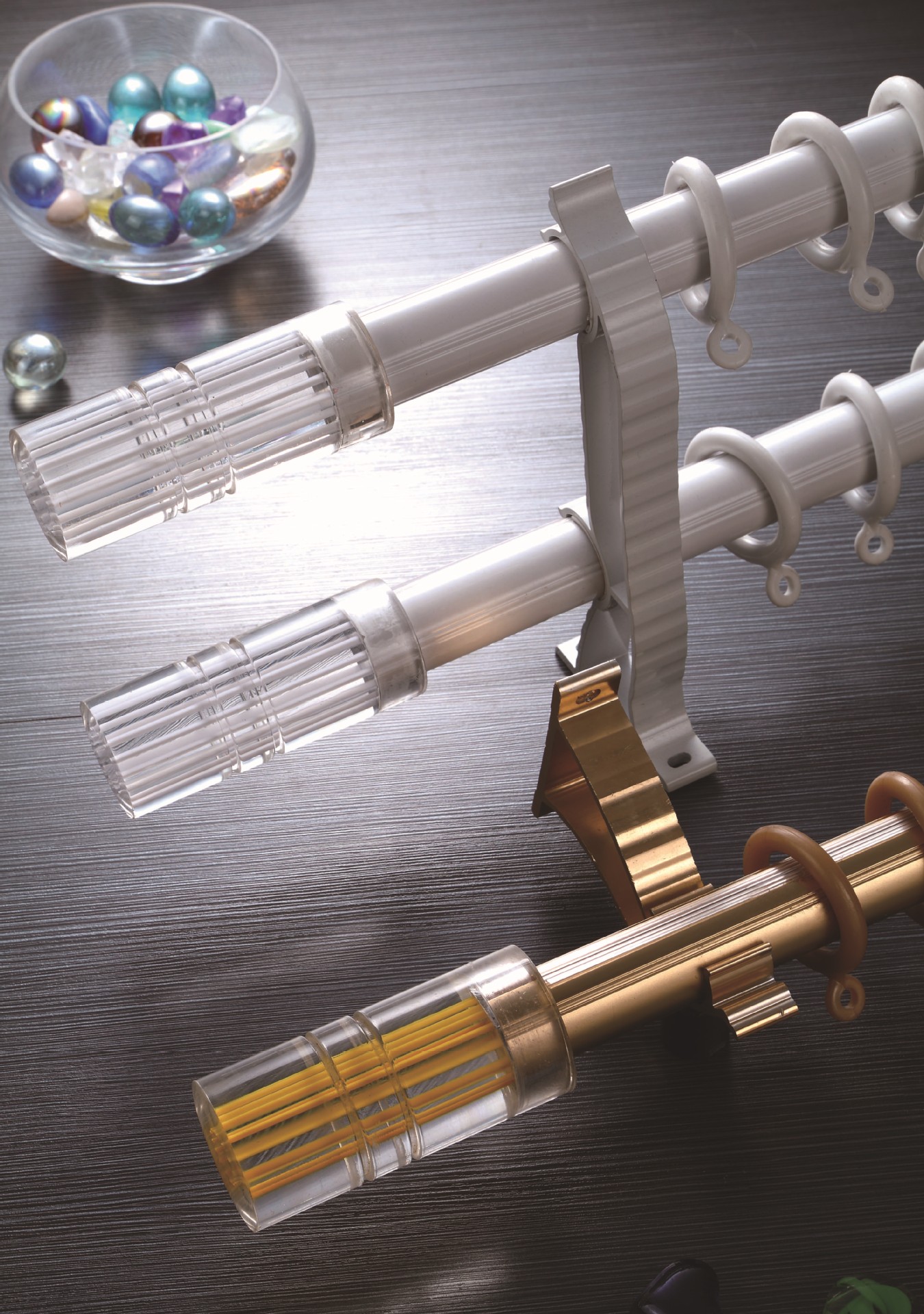 窗帘杆窗帘配件电动窗帘轨道(罗马杆)