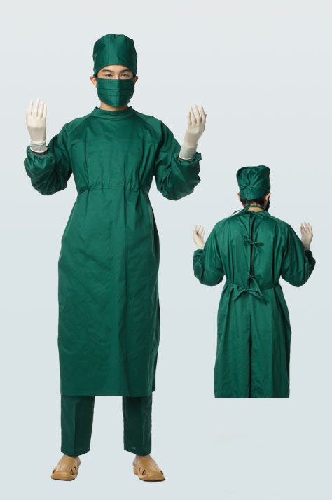 厂家直销100%纯棉手术衣 洗手衣