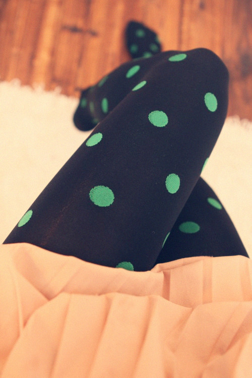 2013春装时尚新款 韩版 糖果色圆点丝袜 打底连裤袜图片_24