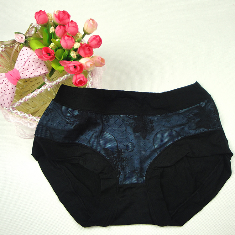 竹纤维成熟风韵女士中腰内裤图片_6