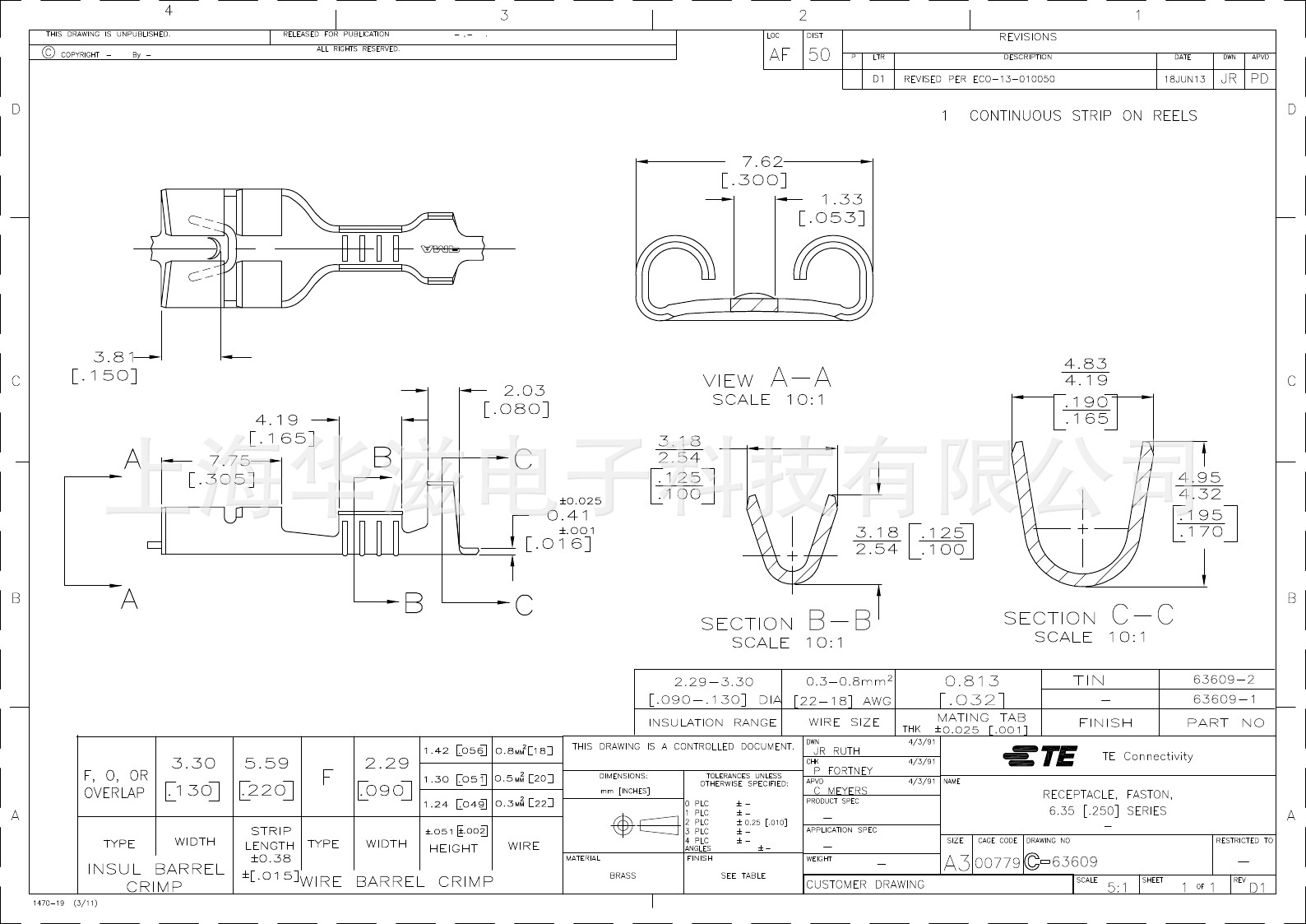 tetycoamp连接器端子
