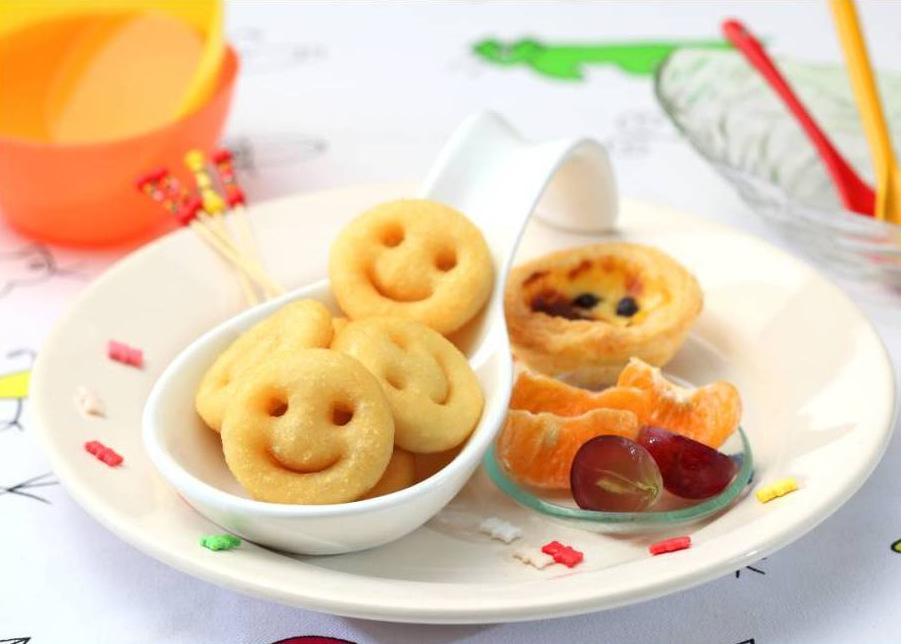 批发销售 麦肯笑脸薯饼 哈哈薯饼1.8千克/袋 美康笑脸型状薯饼