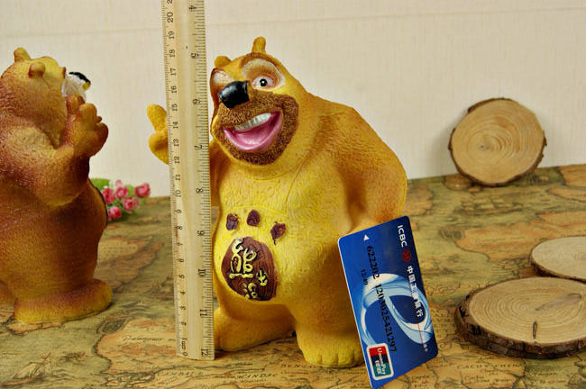 熊大熊二存钱罐熊出没,热销动画电视居卡能储蓄罐,加盟,0012图片_12