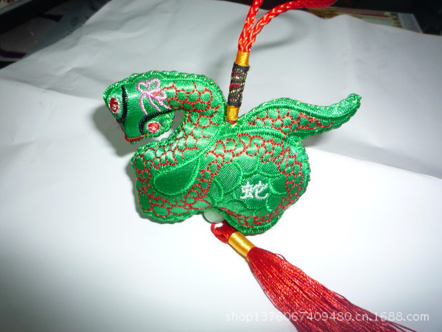 中华传统文化12生肖 立体-蛇批发采购-布艺工