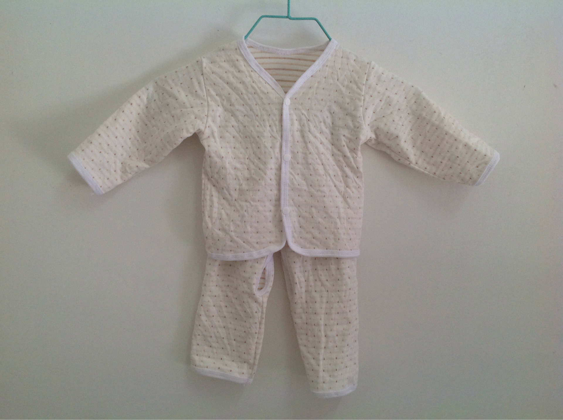 批发空心棉宝宝套装,婴儿开档夹棉内衣春秋冬款_开裆裤_婴幼及配件