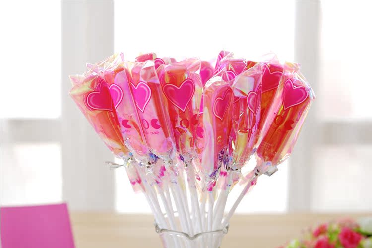 t38韩国糖果批发 钻石棒棒糖5款 创意 学生最爱长棒 糖果