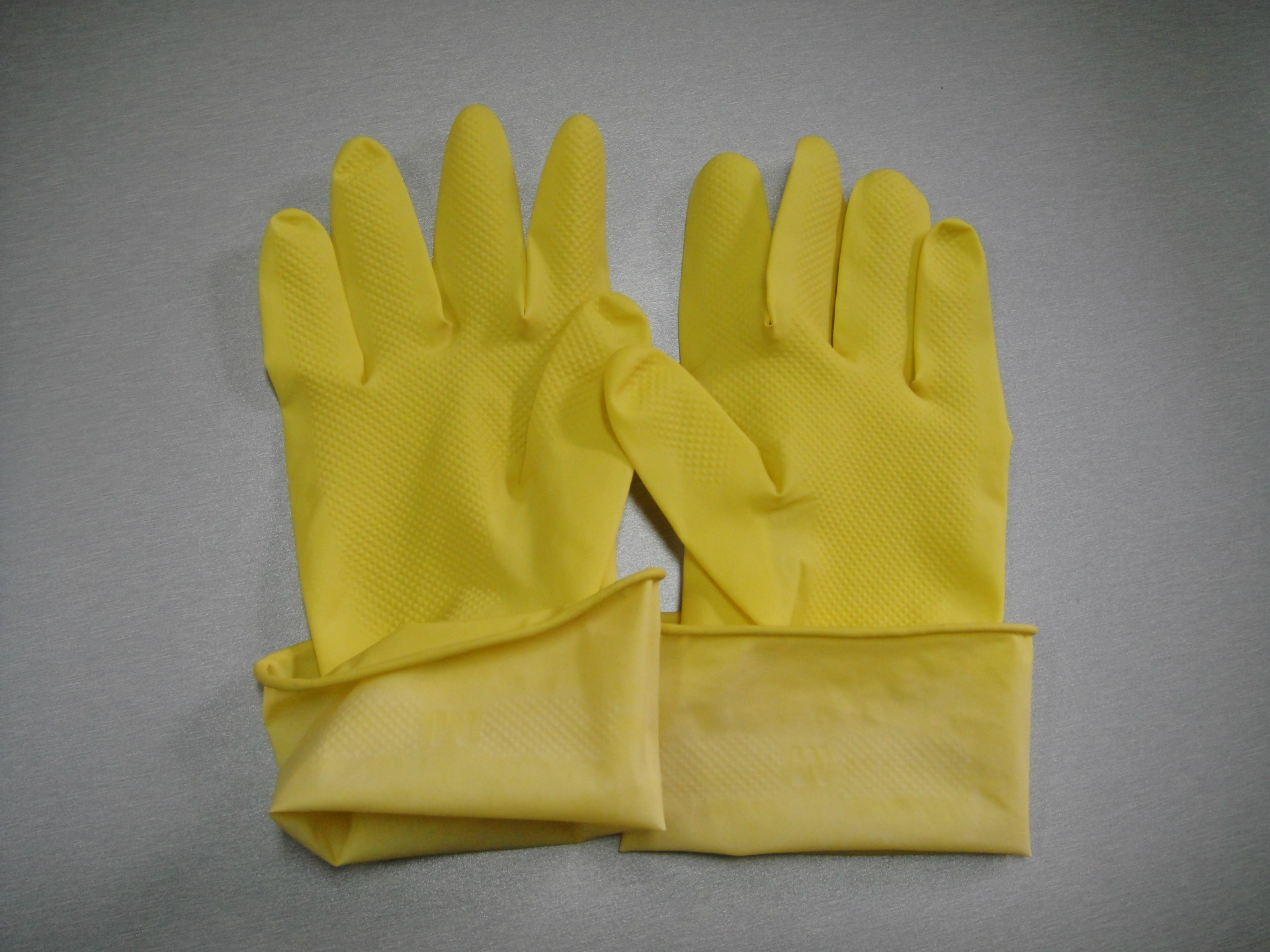 家用浸绒乳胶手套 清洁卫生 洗衣洗碗 单层橡胶可定做批发