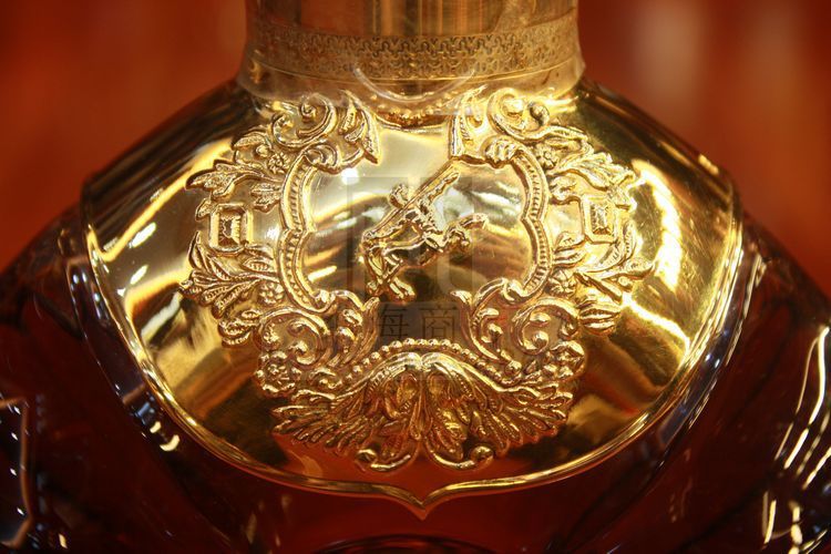 陈年老酒 法国洋酒批发 70年代 干邑白兰地 人头马金色年代老洋酒