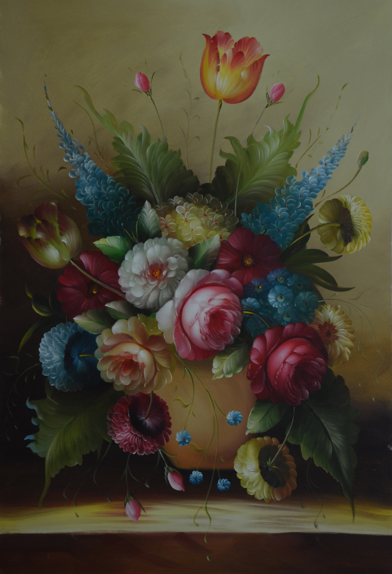 【国勇油画】厂家直销 油画批发 花卉油画 装饰画