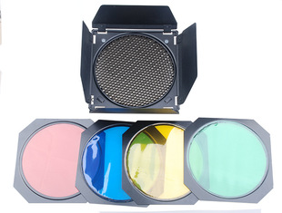 摄影专用四叶挡光板 直径26mm 摄影灯通用