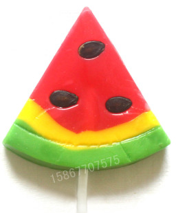 45g三角西瓜棒棒糖批发 零食批发 婚庆用喜糖 小朋友喜欢的零售