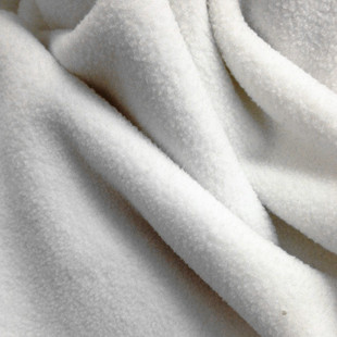 现货供应 白色 氨纶摇粒绒 弹力绒布 手感好 涤氨布料 颜色可定做